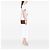 Valentino Borsa a Tracolla Rockstud con Chiusura Flip in Pelle di Vitello Martellata Marrone Medium - vista 5