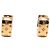 Louis Vuitton Gold Gold Plated Nanogram Creolen