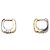 Louis Vuitton Gold Gold Plated Nanogram Creolen - Ansicht 3