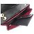 Borsa a tracolla Chanel in pelle d'agnello nera - vista 9