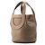 Hermès Borsa Hermes Kara Tote in Etoupe Gray - vista 2