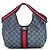 Borsa Tote Small Gucci Giglio GG in Denim