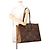 Borsa a tracolla Louis Vuitton Monogram Reverse Giant OnTheGo GM - vista 5