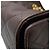 Borsa a tracolla Chanel in pelle di vitello granulata marrone - vista 7