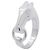 Hermès Hermes Galop Silberband Ring