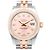 Reloj automático Rolex de oro rosa y acero inoxidable