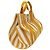 Hermès Borsa Hermes in tela Arancione e Bianco - vista 4