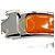 Hermès Bracciale rigido Hermes Arancione e Metallo Argentato - vista 10