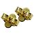Pendientes de botón Louis Vuitton Gold - vista 4