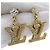 Pendientes de botón Louis Vuitton Gold - vista 6