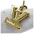 Pendientes de botón Louis Vuitton Gold - vista 7