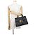 Borsa a mano Gucci GG Marmont in pelle nera - vista 4