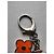 Louis Vuitton Portachiavi Charm in Pelle Arancione - vista 7