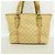 Sac cabas Gucci en toile GG beige - vue 12