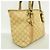 Sac cabas Gucci en toile GG beige - vue 2
