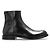 Dolce & Gabbana Black Leather Ankle Boots