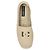 Espadrillas in pelle Dolce & Gabbana beige - vista 4