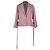 Giacca in tweed Chanel in cotone rosa - vista 4