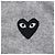 Comme Des Garcons Comme Des Garçons Play Logo-Patch Cardigan aus grauer Wolle - Ansicht 9