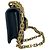 Borsa a patta Christian Dior J'Adior con catena in pelle nera - vista 4