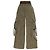 Dolce & Gabbana pantalones cargo verdes de algodón