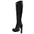 Botas de cano alto em couro preto Balenciaga - vista 2