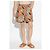 Pantaloncini stampati MCM in cotone e seta marroni - vista 3