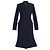 Balenciaga navy blue wool coat
