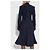 Balenciaga navy blue wool coat - view 2