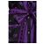 Camicia in seta viola con monogramma e cintura Dolce & Gabbana - vista 3