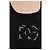 Dolce & Gabbana Logo Top aus schwarzer Baumwolle - Ansicht 3