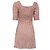 Autre Marque Vestido mini a rayas Selma For Love and Lemons en algodón naranja - vista 4