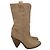 Michael Kors Western-Stiefeletten mit Absatz aus braunem Leder