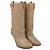 Michael Kors Western-Stiefeletten mit Absatz aus braunem Leder - Ansicht 3