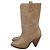 Michael Kors Western-Stiefeletten mit Absatz aus braunem Leder - Ansicht 4