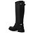 Botas altas de cuero negro Dolce & Gabbana - vista 3