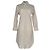 Vestido camisero midi a rayas Thom Browne en algodón blanco