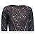 Autre Marque Abito da cocktail con perline a maniche lunghe Adrianna Papell Multicolor - vista 2