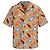 Camicia stampata MCM beige in cotone