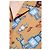 Camicia stampata MCM beige in cotone - vista 5