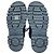 Stivaletti combat stringati Chanel CC in pelle grigia - vista 12