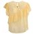 Blusa Isabel Marant Etoile Sorani de algodón amarillo con bordado inglés - vista 3