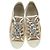 Sneakers basse Christian Dior Walk'n'Dior in velluto marrone - vista 4
