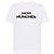 Camiseta blanca MCM Logo de algodón