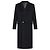 Dolce & Gabbana Black Wool Double Breasted Coat
