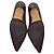 Décolleté a punta Jimmy Choo in pelle di struzzo marrone - vista 8