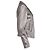 Iro Newhan Bikerjacke aus silbernem Lammleder - Ansicht 3