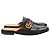 Mules Gucci Princetown in pelle nera