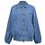 Chaqueta Blouson Miu Miu de chambray en algodón azul