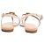 Sandali con cinturino a T Roger Vivier in pelle bianca - vista 3
